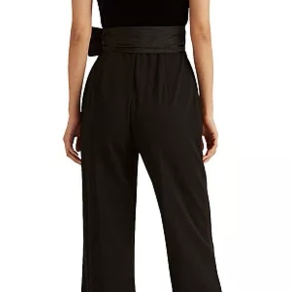 Lauren Ralph Lauren Velvet-Crepe
Sleeveless Jumpsuit 18 Black - Picture 2 of 16
